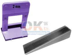 SKT SKT2015 ÉKES lapszintező, 500db ÉK + 2000db TALP, 1, 5mm fuga, 12-20mm laphoz (skt2015115cs23) (skt2015115cs23)
