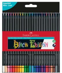 Faber-Castell Creioane colorate Faber-Castell 24 culori Black Edition (FC116424)