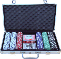 Buffalo Set poker valiza aluminiu 300 de jetoane Buffalo (7100.704)