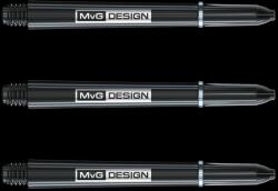 Winmau Shaft Nylon MvG Design Black & Silver Winmau (7100-108)
