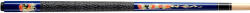 Dynamic Billard Tac Junior Flames CF-01, 123 cm, albastru, 5/16x18 Dynamic (20.110.57.4)