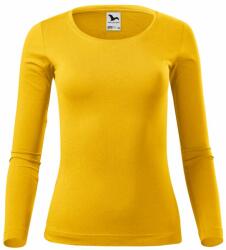 MALFINI Női hosszú ujjú póló Fit-T Long Sleeve - Sárga | XL (1690416)