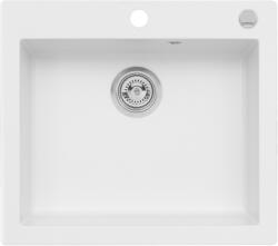 AXIS KITCHEN MOJITO 60 gránit mosogató automata dugóemelő, szifonnal, fehér, beépíthető (AX-1605)