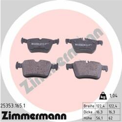 ZIMMERMANN set placute frana, frana disc ZIMMERMANN 25353.165. 1 (25353.165.1)