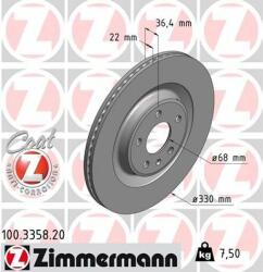 ZIMMERMANN Disc frana ZIMMERMANN 100.3358. 20 - automobilus