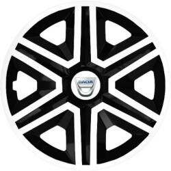 NRM Capace pentru DACIA 14", ACTION DOUBLECOLOR ALB-NEGRU 4KS