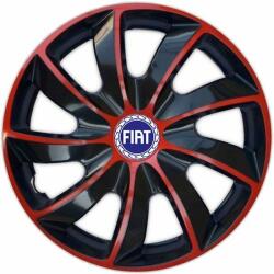 NRM Capace pentru roți FIAT BLUE 16", QUAD BICOLOR ROȘU 4bc