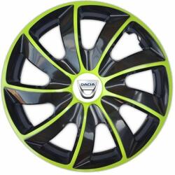 NRM Capace pentru DACIA 17", QUAD BICOLOR VERDE 4bc