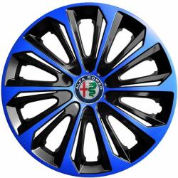 NRM Capace pentru roți ALFA ROMEO 14", STRONG DUOCOLOR ALBASTRU-NEGRU 4bc