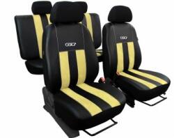 POK-TER Huse auto realizat la dimensiunile cerute GT (Alcantara + piele ecologică) Fiat Doblo I Multijet 7 locuri (2000-2006)