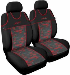 AUTO-DEKOR Husă scaune mașină Stylus, roșu pentru față 2bc