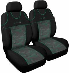 AUTO-DEKOR Husă scaune mașină Limited, verde, pentru față 2bc