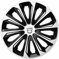 NRM Capace pentru DACIA 15", STRONG DUOCOLOR ALB-NEGRU 4bc