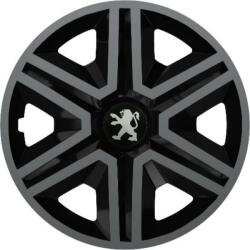 NRM Capace pentru PEUGEOT 16", ACTION DOUBLECOLOR GRAFIT-NEGRU 4bc