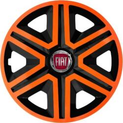 NRM Capace pentru FIAT 15", ACTION DOUBLECOLOR PORTOCALIU-NEGRU 4bc
