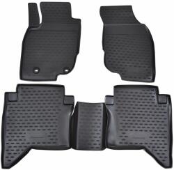 J&J Automotive Covoare cauciuc pentru TOYOTA Hilux 2011-2015 4 buc