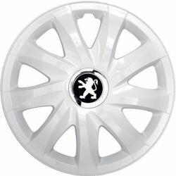 NRM Capace pentru PEUGEOT 16", DRIFT ALB VOPSIT 4bc