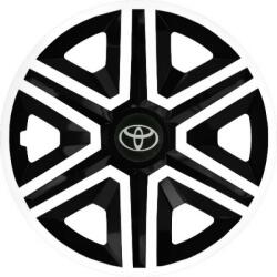 NRM Capace pentru TOYOTA 15", ACTION DOUBLECOLOR ALB-NEGRU 4KS