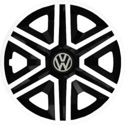 NRM Capace pentru VOLKSWAGEN 16", ACTION DOUBLECOLOR ALB-NEGRU 4KS