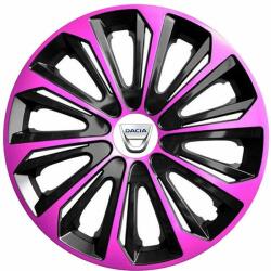 NRM Capace pentru DACIA 16", STRONG DUOCOLOR ROZ-NEGRU 4bc