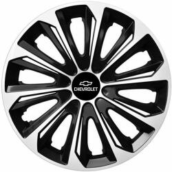 NRM Capace pentru CHEVROLET 15", STRONG DUOCOLOR ALB-NEGRU 4bc
