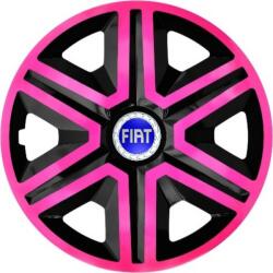 NRM Capace pentru FIAT BLUE 15", ACTION DOUBLECOLOR ROZ-NEGRU 4bc