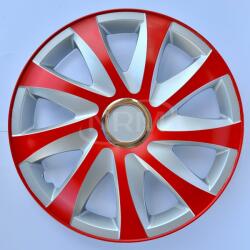 NRM Capace pentru roți SKODA 15", DRIFT EXTRA roșu-argintiu 4bc