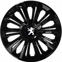 NRM Capace pentru PEUGEOT 15", STRONG NEGRU VOPSIT 4bc