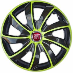 NRM Capace pentru FIAT 17", QUAD BICOLOR VERDE 4bc