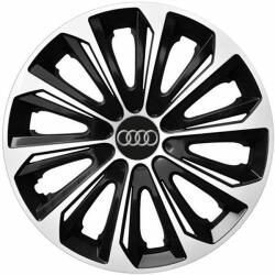 NRM Capace pentru AUDI 16", STRONG DUOCOLOR ALB-NEGRU 4bc