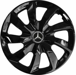 NRM Capace pentru MERCEDES 15", STIG NEGRU VOPSIT 4bc
