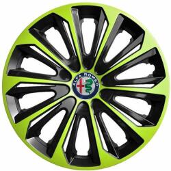 NRM Capace pentru ALFA ROMEO 15", STRONG DUOCOLOR VERDE-NEGRU 4bc