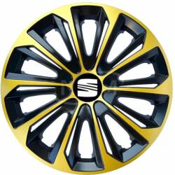 NRM Capace pentru roți SEAT 15", STRONG EXTRA aurii 4bc