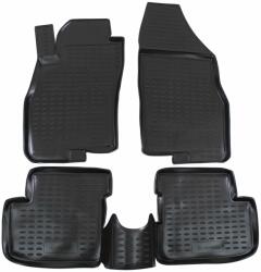 J&J Automotive Covoare cauciuc pentru FIAT Grande Punto 5D 2005-up 4 buc