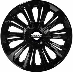 NRM Capace pentru roți NISSAN 14", STRONG NEGRU VOPSIT 4bc