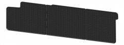 FroGum Covoare cauciuc pentru VOLKSWAGEN TRANSPORTER T5 3 buc 2003-2015 - vtvauto - 115,00 RON