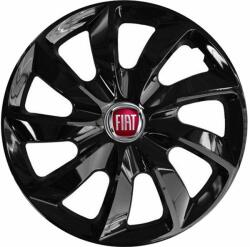 NRM Capace pentru FIAT 15", STIG NEGRU VOPSIT 4bc