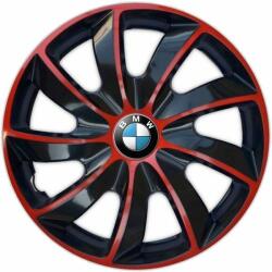 NRM Capace pentru BMW 15", QUAD BICOLOR ROȘU 4bc