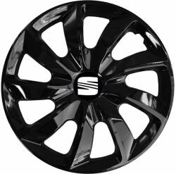 NRM Capace pentru roți SEAT 16", STIG NEGRU VOPSIT 4bc