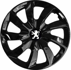 NRM Capace pentru PEUGEOT 15", STIG NEGRU VOPSIT 4bc