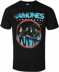 ROCK OFF Tricou pentru bărbați Ramones - Fotografie Circulară - Negru - ROCK OFF - RATS47MB