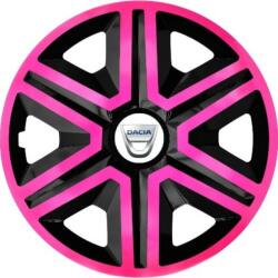 NRM Capace pentru DACIA 16", ACTION DOUBLECOLOR ROZ-NEGRU 4bc