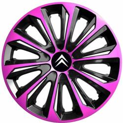 NRM Capace pentru CITROEN 16", STRONG DUOCOLOR ROZ-NEGRU 4bc