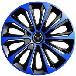NRM Capace pentru MAZDA 15", STRONG DUOCOLOR ALBASTRU-NEGRU 4bc