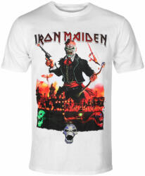 ROCK OFF Tricou bărbați Iron Maiden - LOTB Live in Mexico City - alb - ROCK OFF - IMTEE105MW