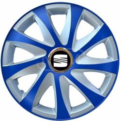 NRM Capace pentru roți SEAT 15", DRIFT EXTRA albastru-argintiu 4bc