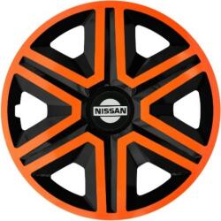 NRM Capace pentru NISSAN 14", ACTION DOUBLECOLOR PORTOCALIU-NEGRU 4bc