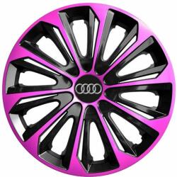 NRM Capace pentru AUDI 15", STRONG DUOCOLOR ROZ-NEGRU 4bc