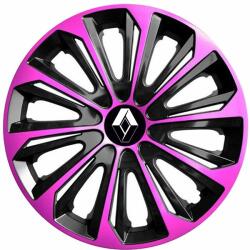 NRM Capace pentru RENAULT 15", STRONG DUOCOLOR ROZ-NEGRU 4bc