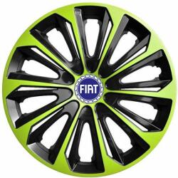 NRM Capace pentru FIAT BLUE 15", STRONG DUOCOLOR VERDE-NEGRU 4bc